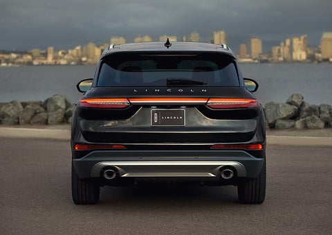 The rear lighting of the 2024 Lincoln Corsair® SUV spans the entire width of the vehicle. | Mike Reichenbach Lincoln in Florence SC
